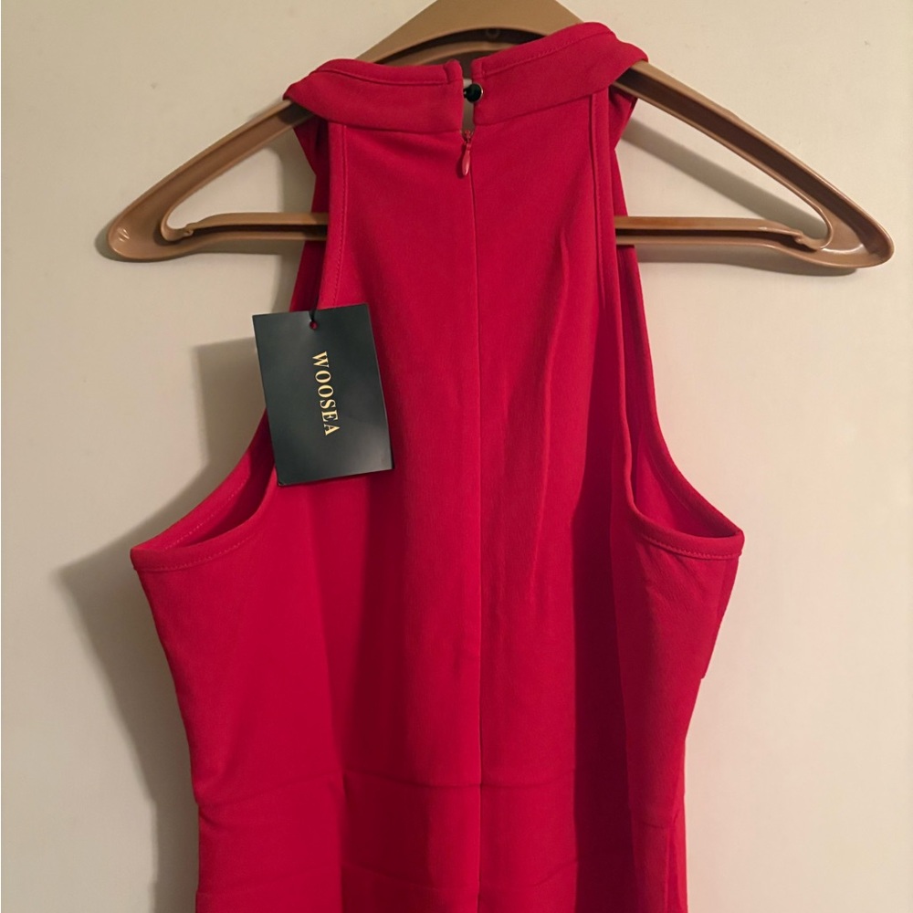 Woosea Red Sleeveless Dress
